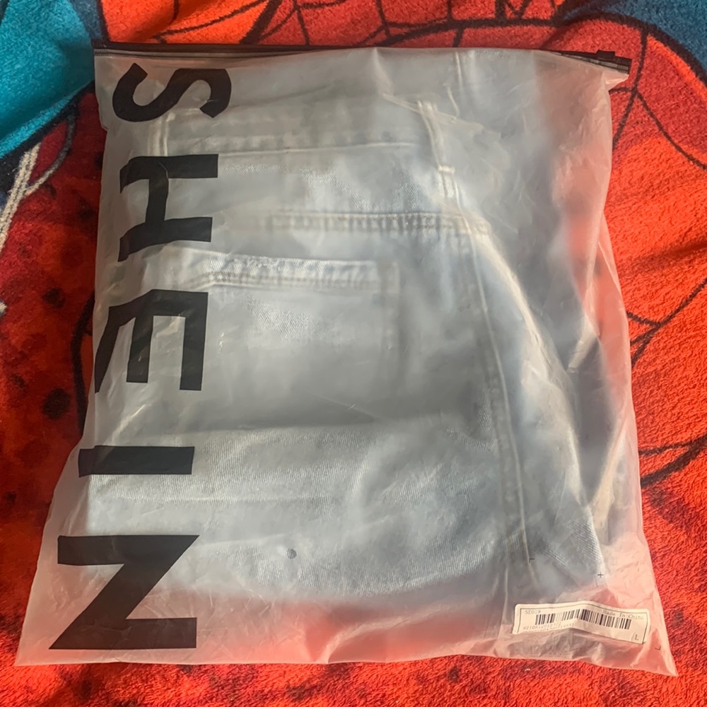 Shein Straight-leg ripped jeans